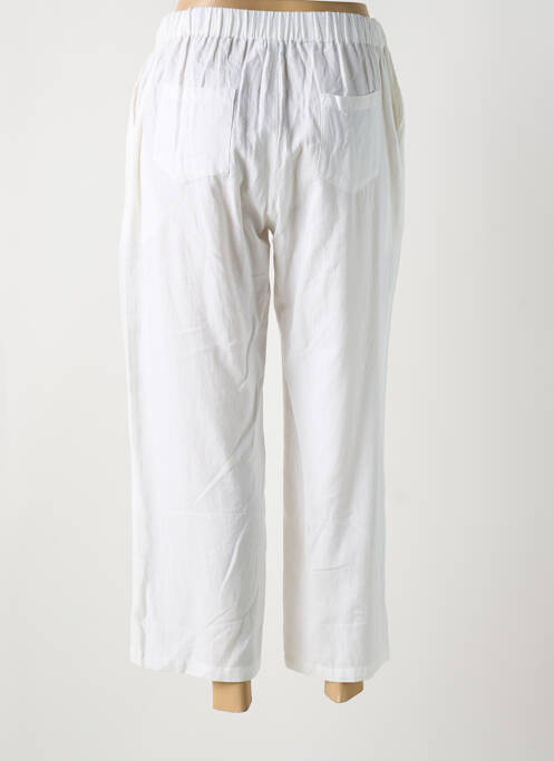 Pantalon 7/8 blanc AGATHE & LOUISE pour femme