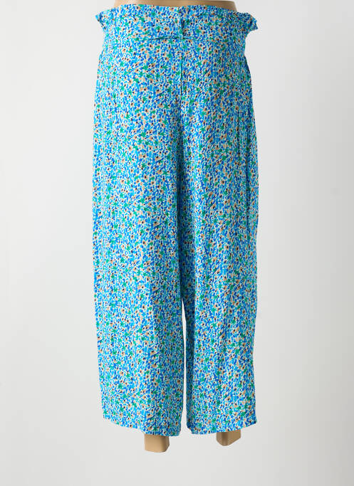 Pantalon 7/8 bleu COULEURS DU TEMPS pour femme