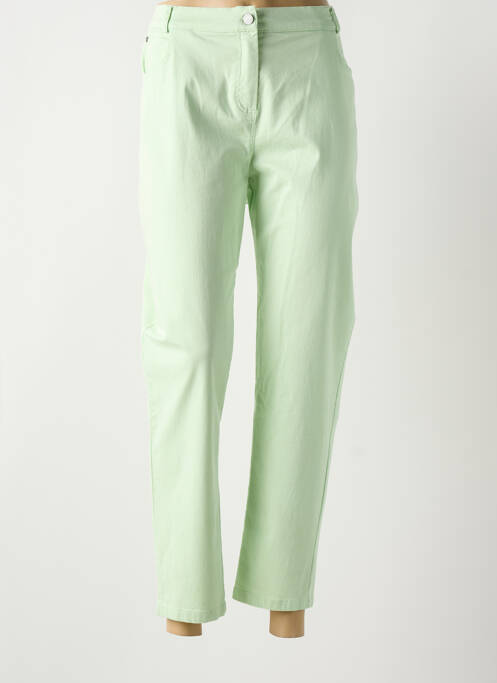 Pantalon 7/8 vert GUY DUBOUIS pour femme