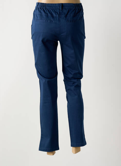 Pantalon chino bleu AGATHE & LOUISE pour femme