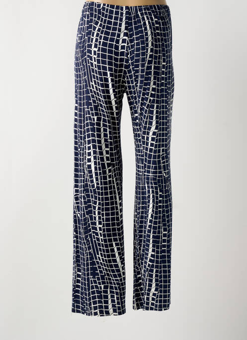 Pantalon droit bleu MARBLE pour femme