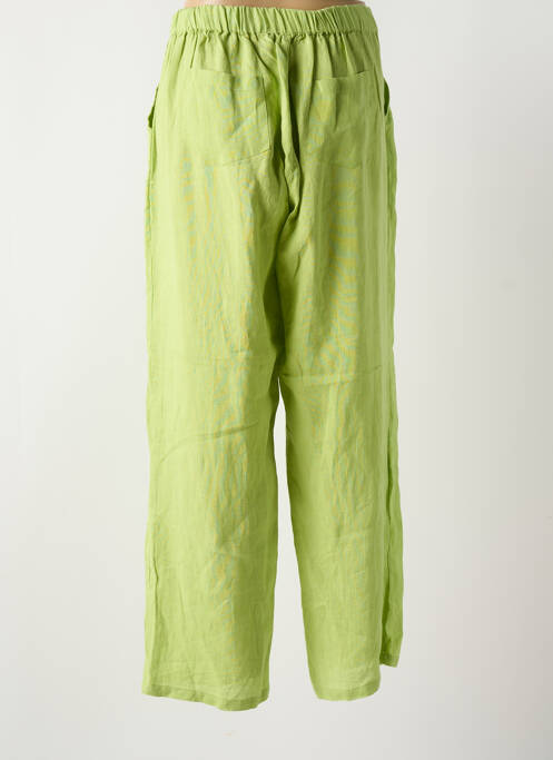 Pantalon droit vert AGATHE & LOUISE pour femme
