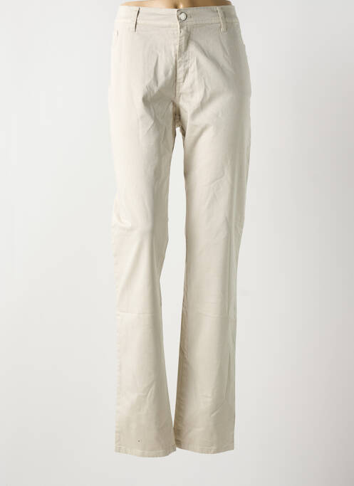 Pantalon slim beige COWEST pour femme