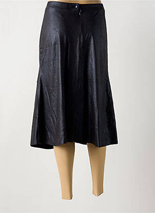 Jupe mi-longue taille normale noir FRED SABATIER femme