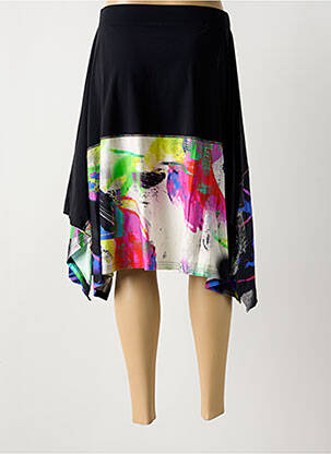 Jupe mi-longue taille normale noir MERI & ESCA femme