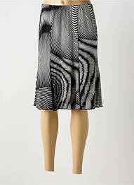 Jupe mi-longue stretch noir TELMAIL femme