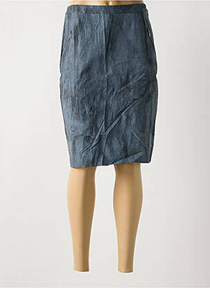 Jupe mi-longue taille à pinces gris JEAN DELFIN femme