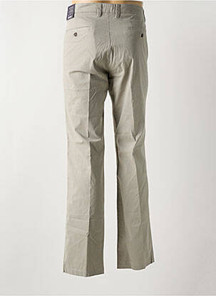 Pantalon droit tissage popeline taille normale gris PETER COFOX homme