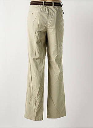 Pantalon droit tissage popeline taille normale vert GS CLUB homme