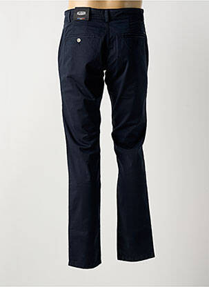 Pantalon chino tissage popeline taille normale bleu DELAHAYE femme