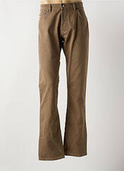 Jeans coupe slim marron GS CLUB pour homme seconde vue