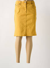Jupe mi-longue jaune WOMENS BEST pour femme seconde vue