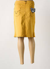 Jupe mi-longue jaune WOMENS BEST pour femme seconde vue