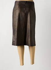 Jupe mi-longue marron JEAN GABRIEL pour femme seconde vue