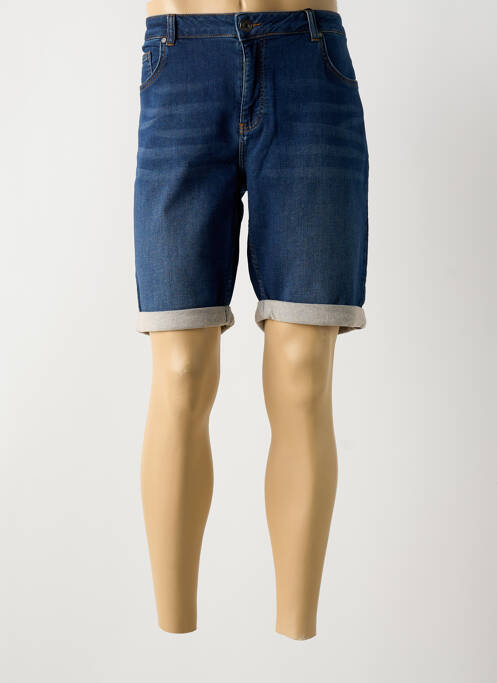 Bermuda bleu DELAHAYE pour homme