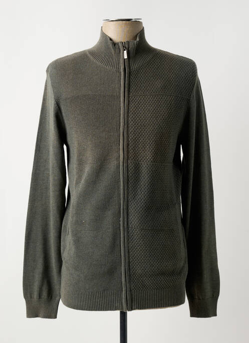 Gilet manches longues vert LEE COOPER pour homme