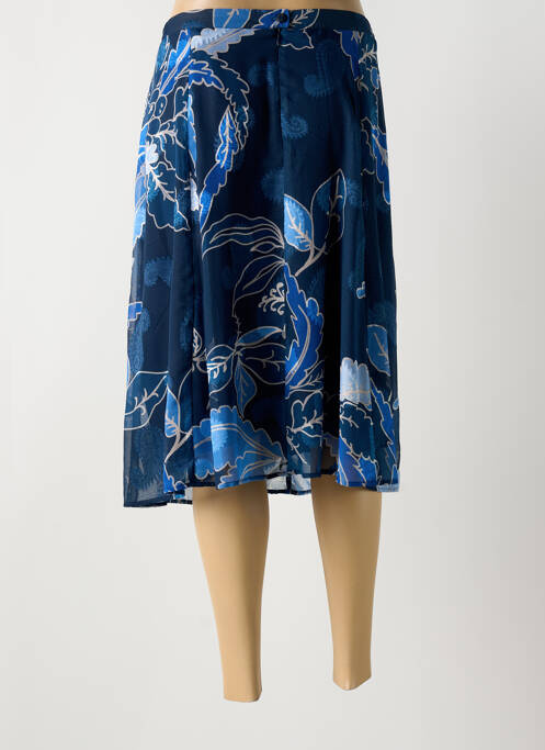 Jupe mi-longue bleu GREGORY PAT pour femme