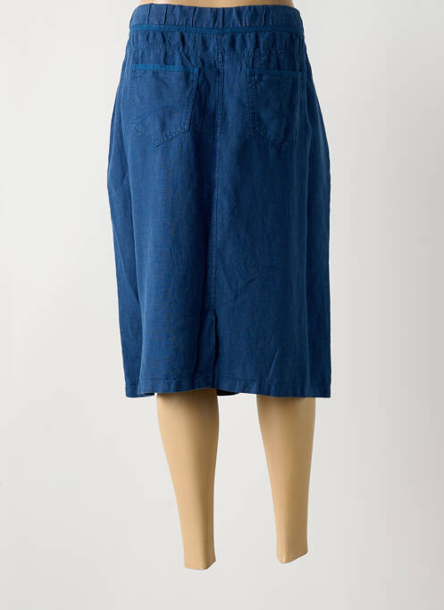 Jupe mi-longue bleu MERI & ESCA pour femme