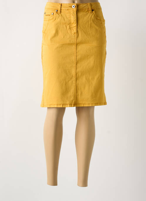 Jupe mi-longue jaune WOMENS BEST pour femme