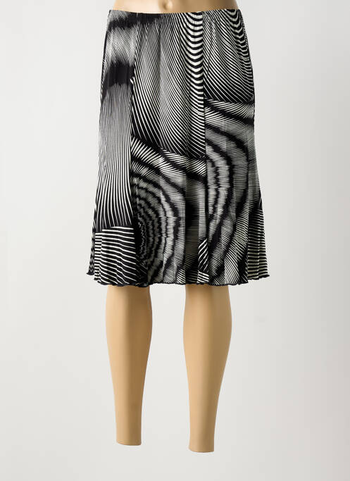Jupe mi-longue noir TELMAIL pour femme