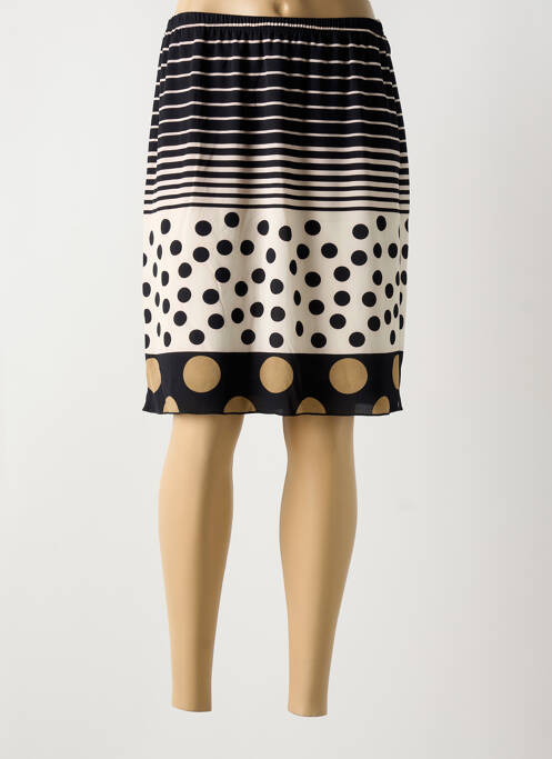 Jupe mi-longue noir TELMAIL pour femme