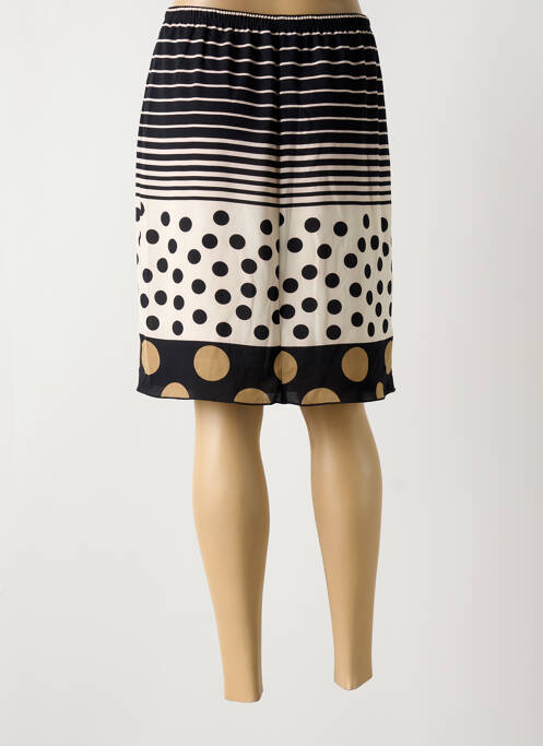 Jupe mi-longue noir TELMAIL pour femme