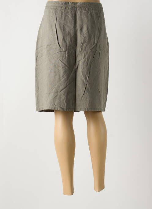 Jupe mi-longue vert JULIE GUERLANDE pour femme