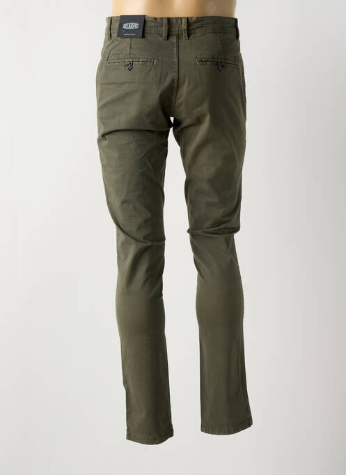 Pantalon chino vert DELAHAYE pour homme