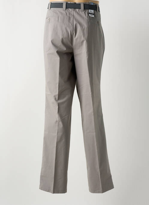 Pantalon droit gris LUIGI MORINI homme