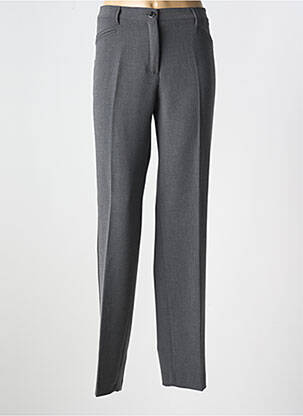 Pantalon droit stretch taille normale gris DIVAS femme