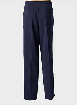 Pantalon droit stretch taille normale bleu GUY DUBOUIS femme