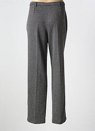 Pantalon droit fermeture zippée sous rabat boutonné taille normale gris GUY DUBOUIS femme