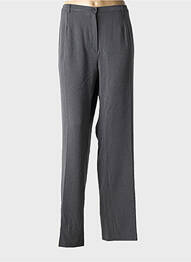 Pantalon droit stretch taille normale gris GUY DUBOUIS femme