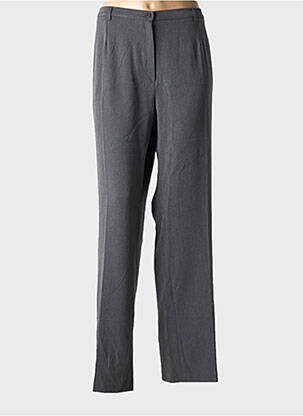Pantalon droit stretch taille normale gris GUY DUBOUIS femme