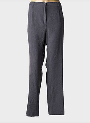 Pantalon droit stretch taille normale gris fonce GUY DUBOUIS femme