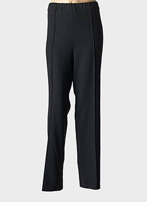 Pantalon droit stretch taille normale noir GUY DUBOUIS femme