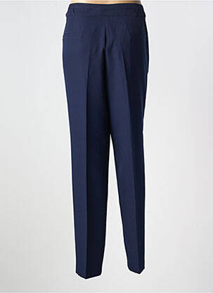 Pantalon droit stretch taille normale bleu GUY DUBOUIS femme