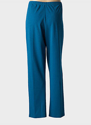 Pantalon droit stretch taille normale bleu GREGORY PAT femme