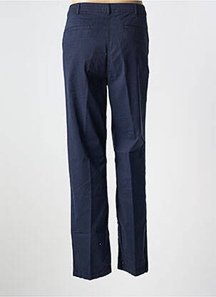 Pantalon chino tissage popeline taille normale bleu CONCEPT K femme