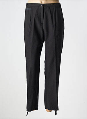 Pantalon slim tissage popeline taille normale noir MERI & ESCA femme
