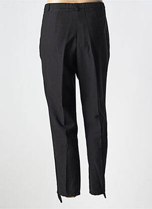 Pantalon slim tissage popeline taille normale noir MERI & ESCA femme