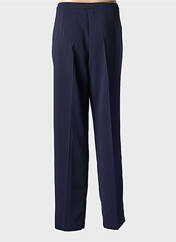 Pantalon droit bleu FRANCE RIVOIRE pour femme seconde vue