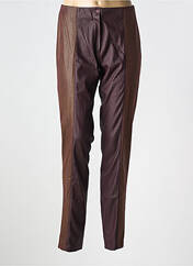 Pantalon slim marron GUY DUBOUIS pour femme seconde vue