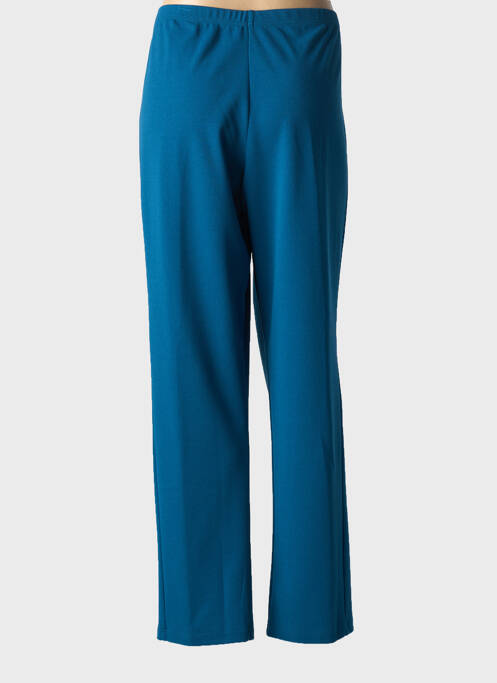 Pantalon droit stretch taille normale bleu GREGORY PAT femme