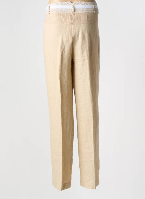 Pantalon droit beige FRED SABATIER pour femme