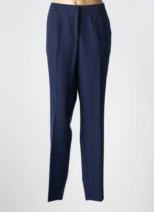 Pantalon droit bleu GUY DUBOUIS pour femme