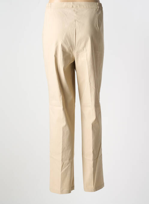 Pantalon slim beige TELMAIL pour femme