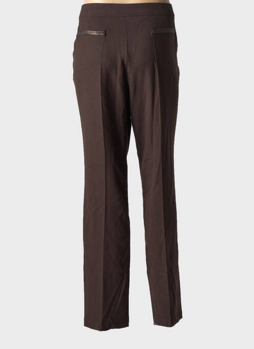 Pantalon slim marron JEAN GABRIEL pour femme