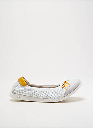 Ballerines bout rond bout rond blanc LPB fille