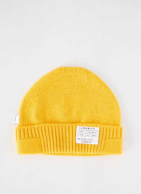 Bonnet jaune HABILE pour enfant